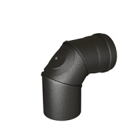 EW 90 graden bocht met inspectieluik 100mm⌀