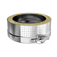 DW Dop voor t-stuk 80/130mm⌀ zwart