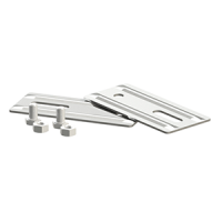 DW Verlengstuk muurbeugel 105mm zwart