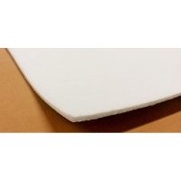 Keramische vilt 1260°C 2mm dik maximaal 25x25cm